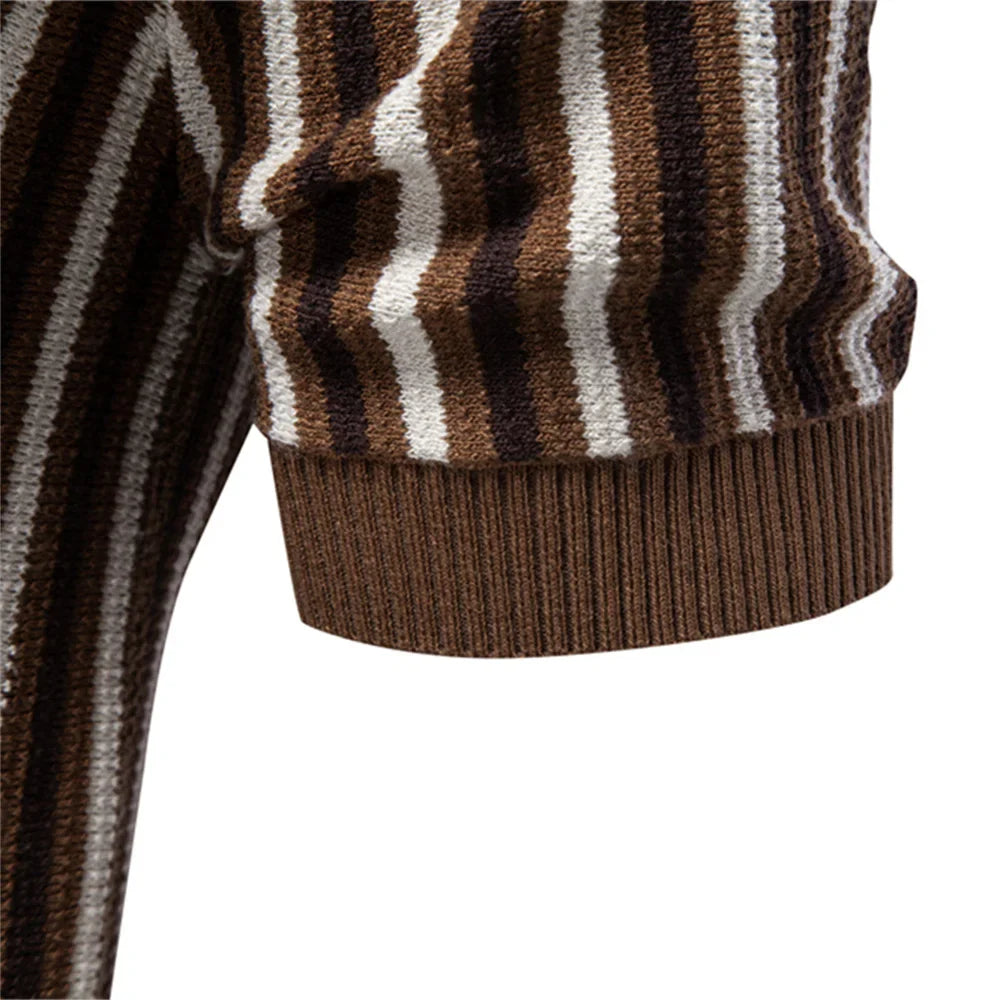 CORSO | Retro Stripe Polo Shirt