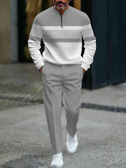 Men’s Set | Graphic Print Sweater and Pants