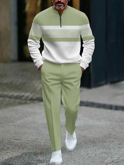 Men’s Set | Graphic Print Sweater and Pants