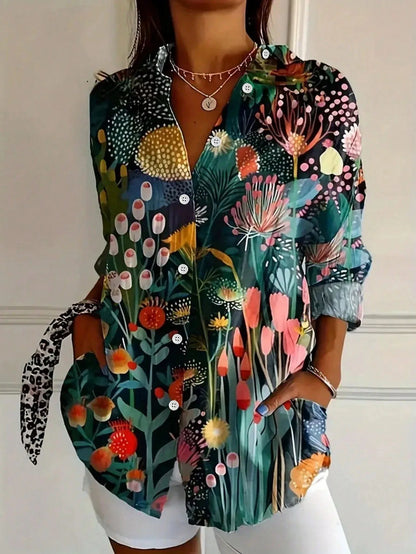 Juliet | Colourful Pattern Blouse