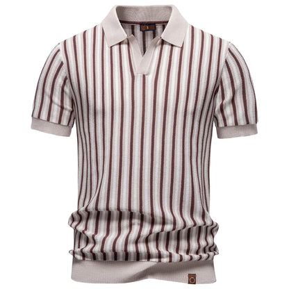 CORSO | Retro Stripe Polo Shirt