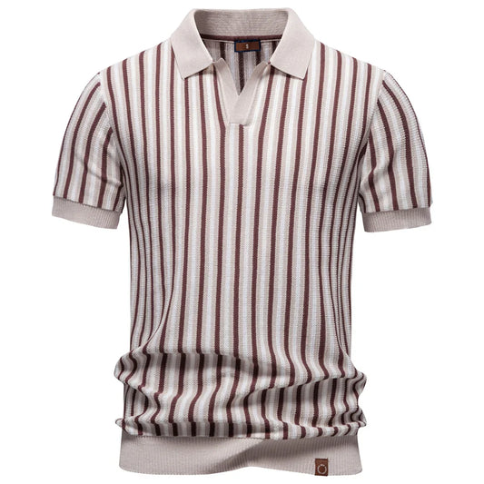 CORSO | Retro Stripe Polo Shirt