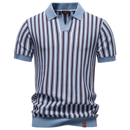 CORSO | Retro Stripe Polo Shirt