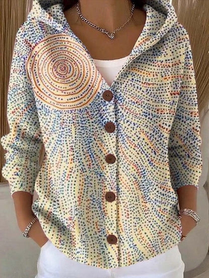 Shaharit - Elegant Cozy Cardigan With Button