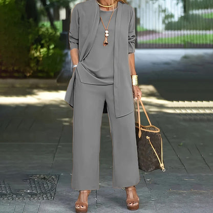 Stylish Women's 3-piece Set Loose Cut