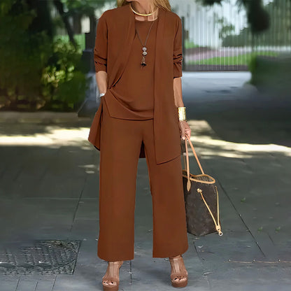 Stylish Women's 3-piece Set Loose Cut
