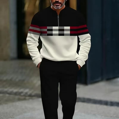 Men’s Set | Graphic Print Sweater and Pants