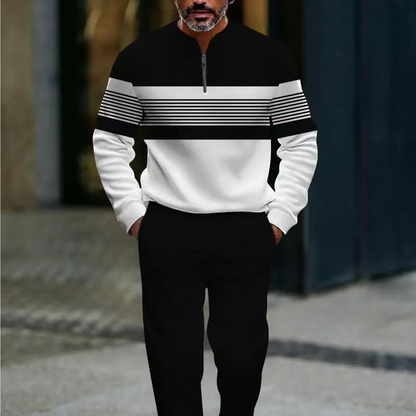 Men’s Set | Graphic Print Sweater and Pants