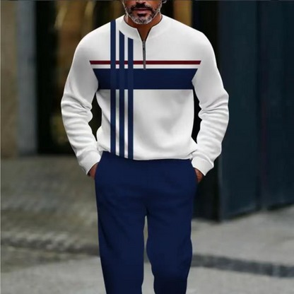 Men’s Set | Graphic Print Sweater and Pants